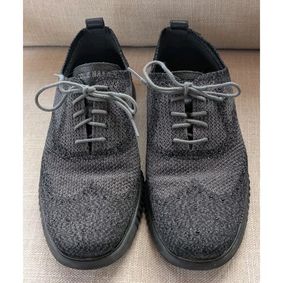 Cole Haan Zerogrand Stitchlite Oxfords Black Gray Men's Size 11 M Shoes C27563 - Picture 2 of 9